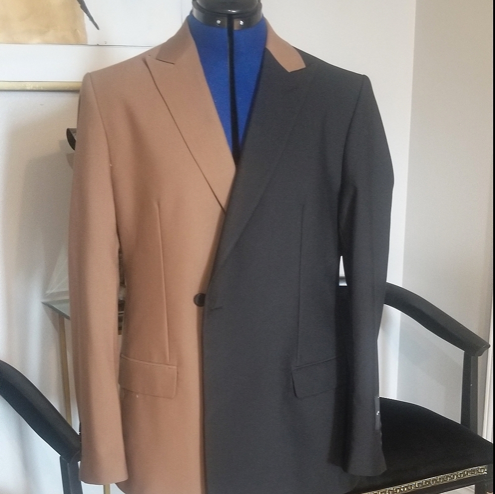 Men Slim Suit (one button double breasted)
